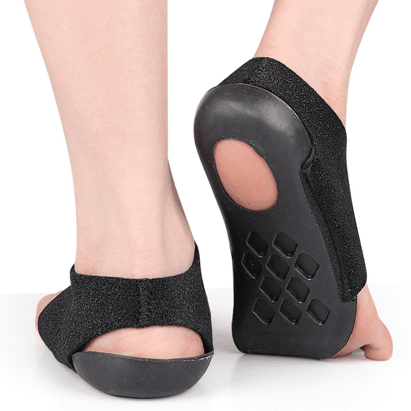 Orthopedic Insoles Flat Foot X-O Type Leg Correction Half Pads Support Wearable Shoe Arch Heel Covers Anti Slip Shock Absorption