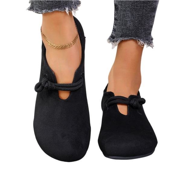 Orthopedic Loafers for Women Comfortable, Womens Round Toe Ballet Flats Dressy, Casual Slip On Driving Shoes Ladies Lightweight Flat Moccasins, 40