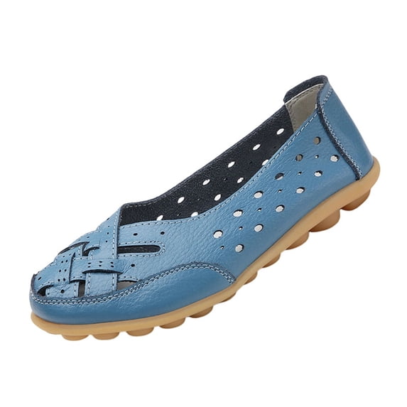 Orthopedic Loafers in Breathable Leather, Orthopedic Loafers, Women's Breathable Casual Shoes, Orthopedic Shoes for Women, 37