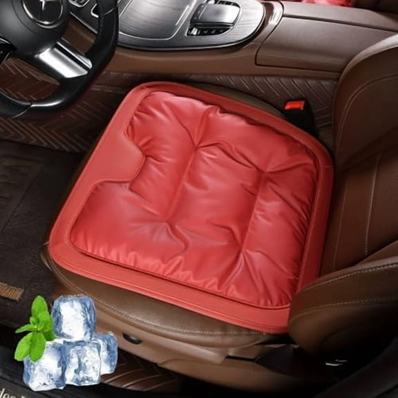 Orthopedic Memory Foam Custom Pain Relief Seat Cushion with Non-Slip Base, Portable Car Office Chair Pad for Sciatica Tailbone Pain Relief, Machine Washable Cover Universal Fit