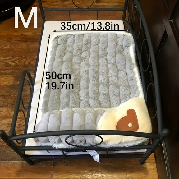 Orthopedic Memory Foam Pet Bed with Washable Liner, Rectangle Plush Dog & Cat Bed for Spinal Support, All-Season Comfort for Small to Large Breeds