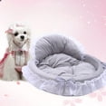thumbnail image 1 of Orthopedic Pet Bed for Cats and Dogs, Soft Plush Supportive Foam Cushion, Machine Washable Removable Cover, Non-Slip Bottom Mat for Medium Small Pets, 1 of 6