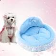 thumbnail image 1 of Orthopedic Pet Bed for Cats and Dogs, Soft Plush Supportive Foam Cushion, Machine Washable Removable Cover, Non-Slip Bottom Mat for Medium Small Pets, 1 of 6