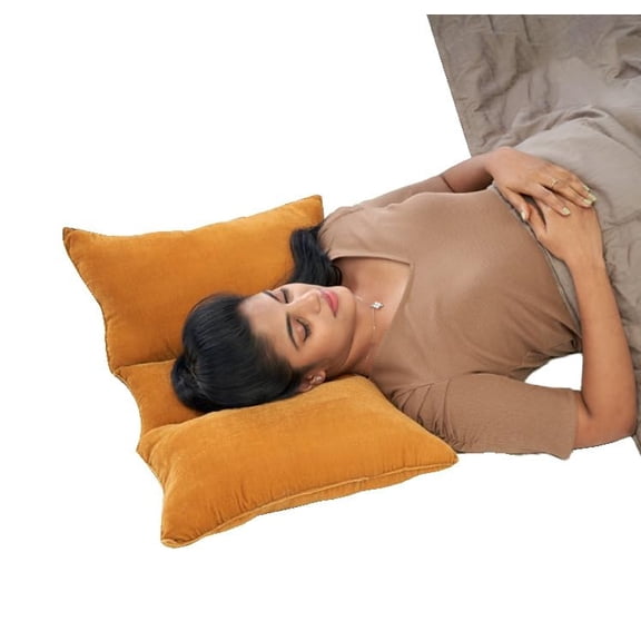 Orthopedic Pillows For Neck Pain, Adjustable Pillow, Scientifically Designed, Standard Size | Cervical Spondylosis, Sleeping, Anti-Allergy | Neck & Back Support Pillow, Silicone - Pack Of 1