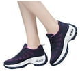 thumbnail image 1 of Orthopedic Running Shoes for Women Comfortable Knitted Air Cushion Arch Support Walking Work Fashion Sneakers, 1 of 7