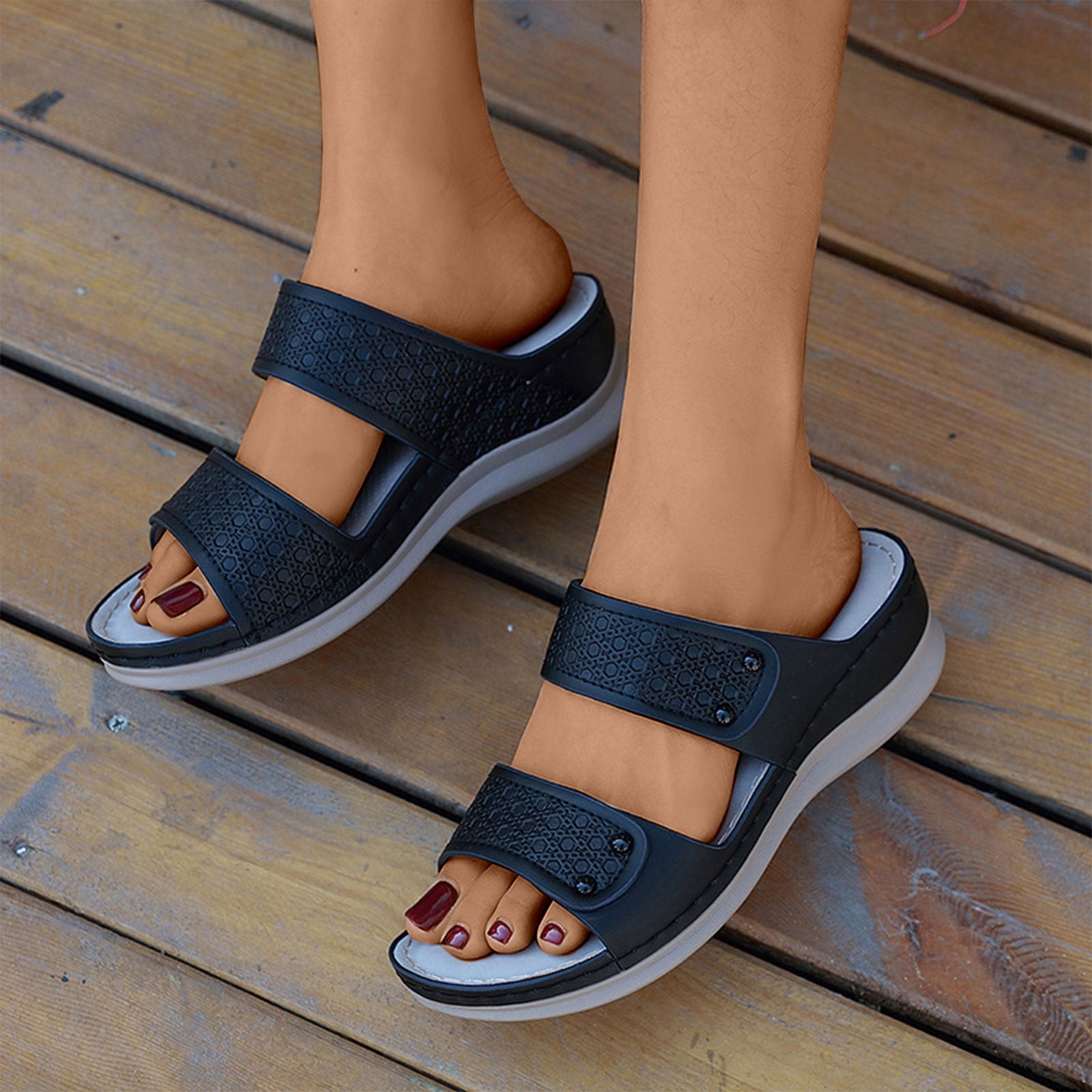 Slides for flat feet store