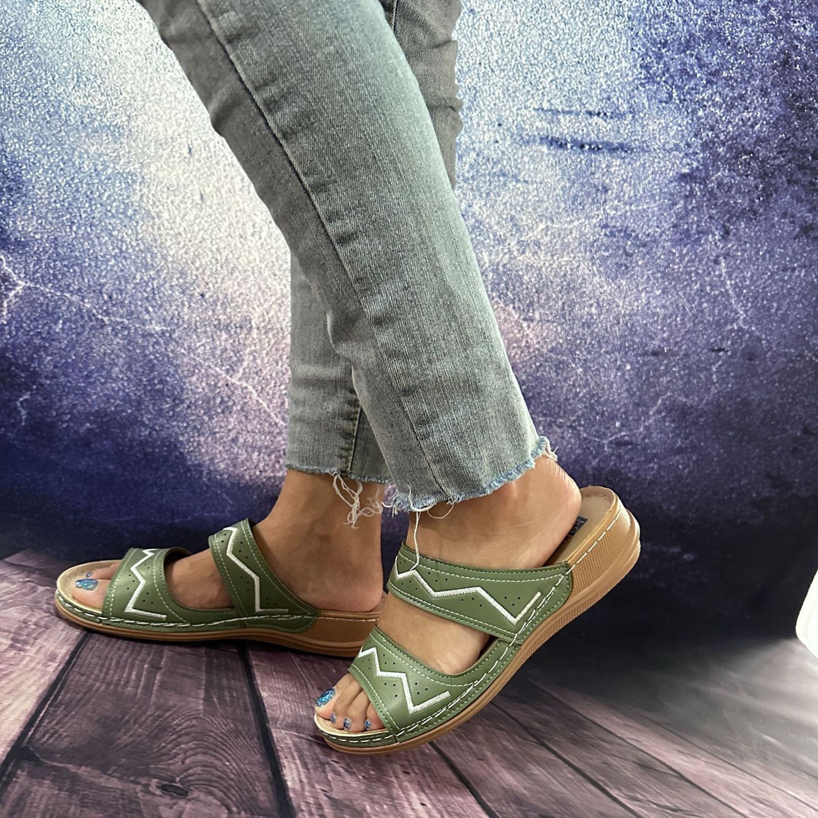 Orthopedic Sandals Women Dressy Plantar Fasciitis Shoes Flat Flip Flops