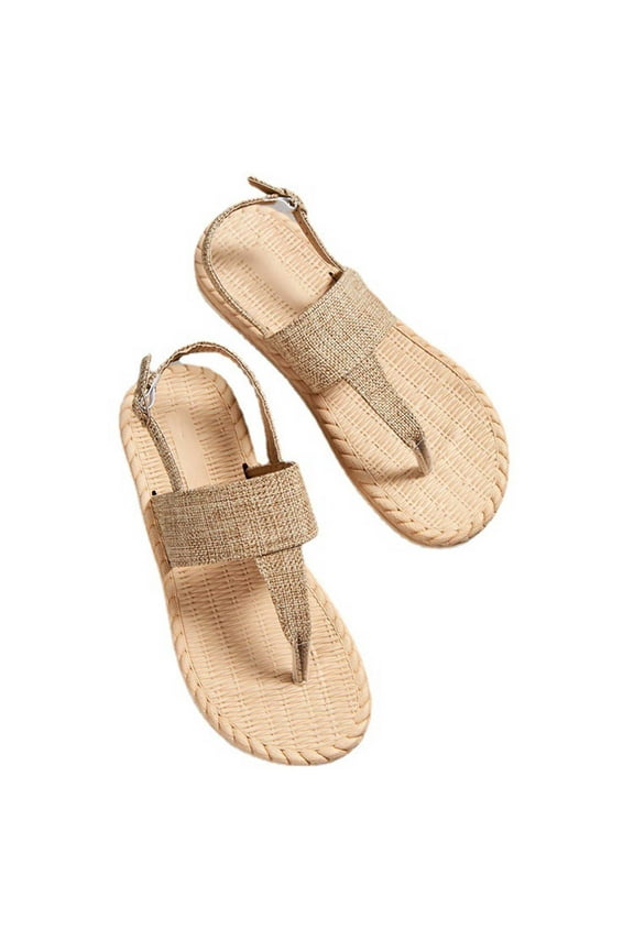 Orthopedic Sandals for Women,Women Slippers with Arch Support Sandal Flip Flop Sandals Women Dressy Summer 2023,Women Summer Flat Sandals Hemp Rope Open Toe Shoes Woven Sandals