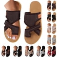 thumbnail image 1 of Orthopedic Sandals for Woman Summer 2026 Comfortable Breathable Slip On Flip Flops Arch Support Casual Shoes Beach Slippers,Brown,42, 1 of 5
