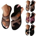 thumbnail image 1 of Sandals for Women Mesh Flat Slippers Comfortable Flip Flops Wide Width Walking Summer Beach Shoes, 1 of 8