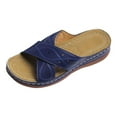 thumbnail image 1 of Orthopedic Sandals for Women Open Toe Walking Slippers with Arch Support Anti-Slip Breathable Sandal Vintage Platform Outdoor Flats Shoes, 1 of 5