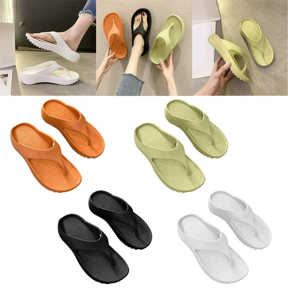 Orthopedic Sandals for Women, Women Beach Flip Flop with Arch Support Anti-Slip Breathable Sandal Soft Thong Slipper