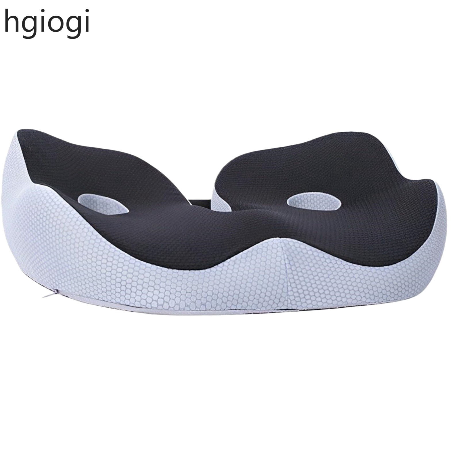 Orthopedic Seat with Coccyx Support and Contouring Memory Foam for Back and Comfort