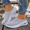 thumbnail image 1 of Orthopedic Shoes for Women Wide Width, Womens Slip On Walking Shoes, Women's Slip-On Mules Breathable Mesh Summer Slippers Lightweight Soft Sole Casual Shoes for Daily Wear, Gray 6, 1 of 6