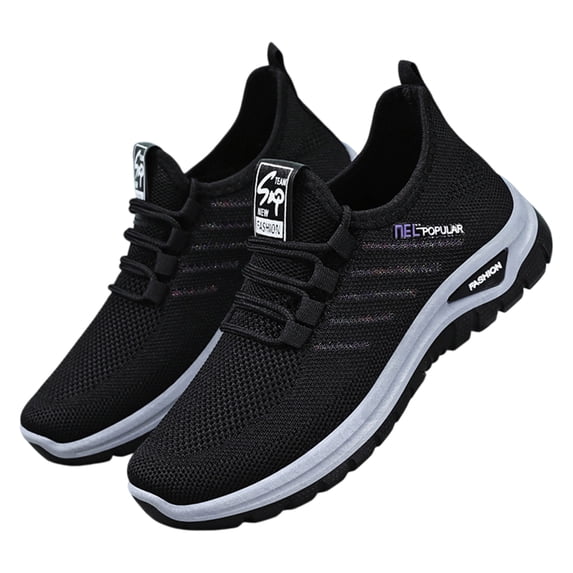 Orthopedic Shoes for Women 2033,Women's Soft Sole Mesh Comfort Wedge Sneakers Breathable Slip On Arch Support Non-Slip