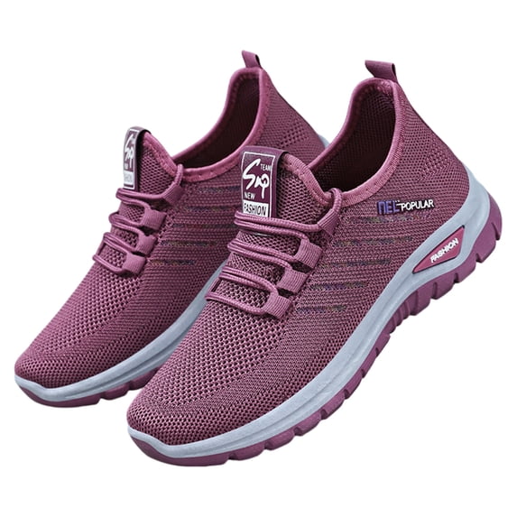 Orthopedic Shoes for Women 2046,Women's Soft Sole Mesh Comfort Wedge Sneakers Breathable Slip On Arch Support Non-Slip