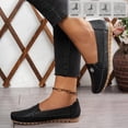 thumbnail image 1 of Orthopedic Shoes for Women Anti-Slip Stylish Orthopedic Leather Shoes Slip-On Walking Flats Loafers Business Casual Working Shoes,Black 36(US-5.5), 1 of 7