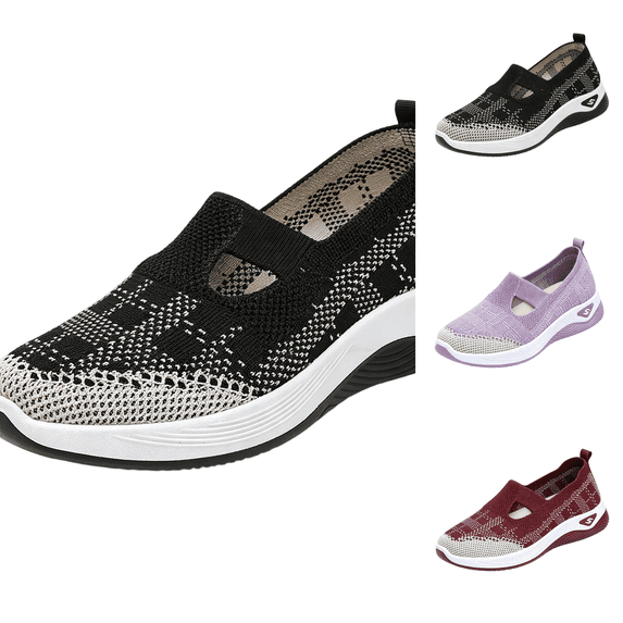 Orthopedic Shoes for Women Arch Support Walking Comfortable Slip On Non Slip Food Service Lightweight Sneakers