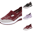 thumbnail image 1 of Orthopedic Shoes for Women Arch Support Walking Comfortable Slip On Non Slip Food Service Lightweight Sneakers, 1 of 5