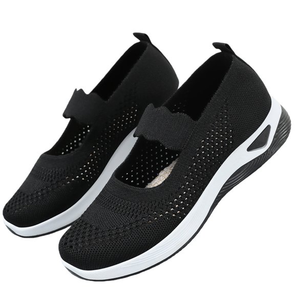 Orthopedic Shoes for Women Arch Support Work Shoes Breathable Non Slip Slip on House Shoes Mesh Stretch Comfort 2026 New Orthopedic Shoes