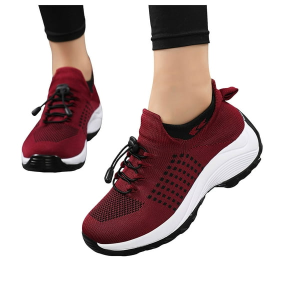 Orthopedic Shoes for Women Men Arch Support Plantar Fasciitis Comfort Knit Walking Nursing Work Sneakers