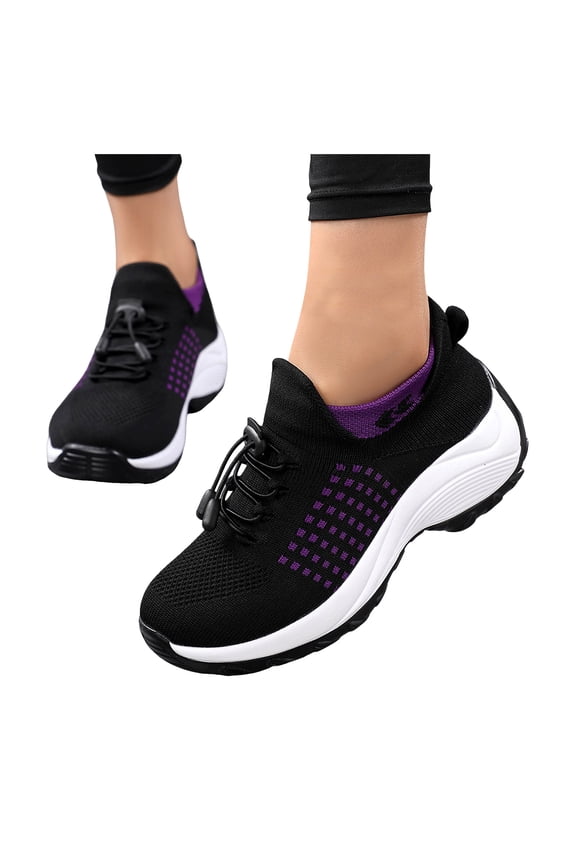 Orthopedic Shoes for Women Men Arch Support Plantar Fasciitis Comfort Knit Walking Nursing Work Sneakers