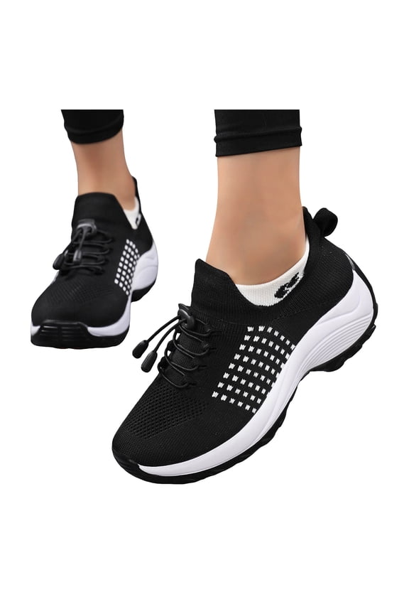 Orthopedic Shoes for Women Men Arch Support Plantar Fasciitis Comfort Knit Walking Nursing Work Sneakers