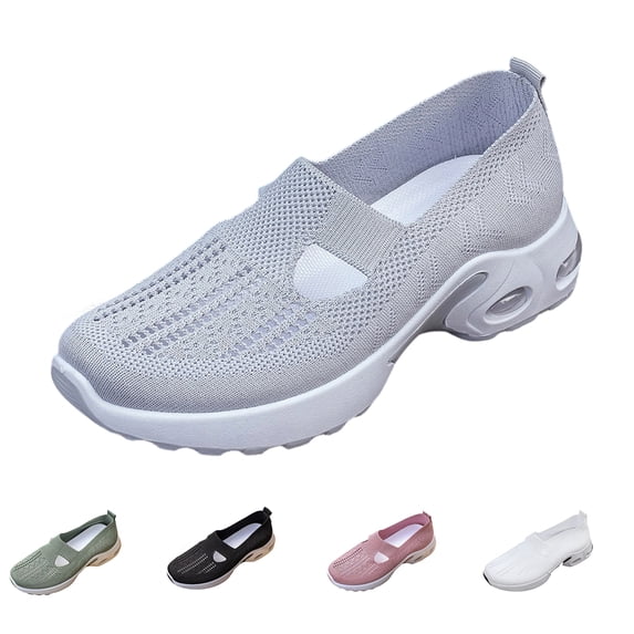 Orthopedic Shoes for Women, Women Wide Width Breathable Walking Comfortable Slip On Sneakers 41