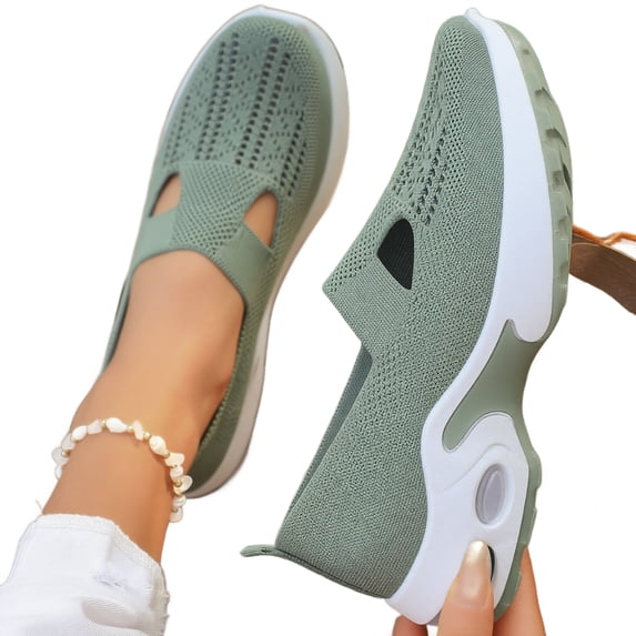 Orthopedic Shoes for Women, Women Wide Width Breathable Walking Comfortable Slip On Sneakers 42