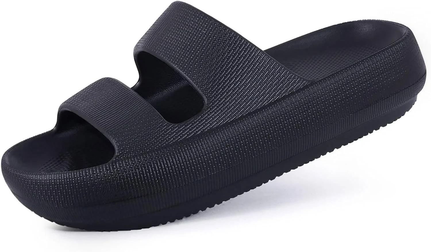 Geerta Cloud Slides For Women - Platform Pillow Slippers With Arch Support, Non-Slip & Easy Clean