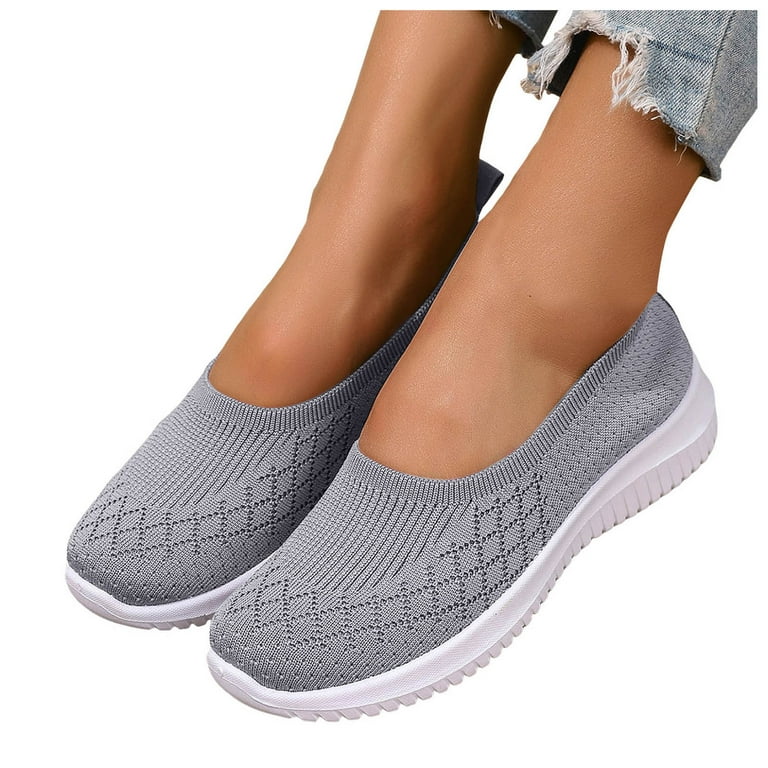 Orthopedic Slip on Walking Shoes for Women Comfortable Autumn