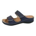 thumbnail image 1 of Orthopedic Slippers for Women Open Toe Comfortable Platform Slip-On Shoe for Summer Beach, Casual, 1 of 9