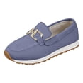 thumbnail image 1 of Orthopedic Sneakers for Women Comfortable Platform Loafers Wedges Casual Soft Leather Non-Slip Walking Retro Lightweight Penny Work Loafer Slip On Shoes, 1 of 7