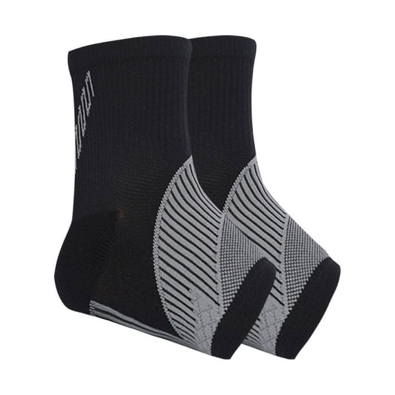 Orthopedic Support Socks for Plantar Fasciitis Relief - Breathable Nylon Compression Socks with Ankle Support, Non-Slip Grip - Ideal for Running, Fitness, Basketball - 1 Pair
