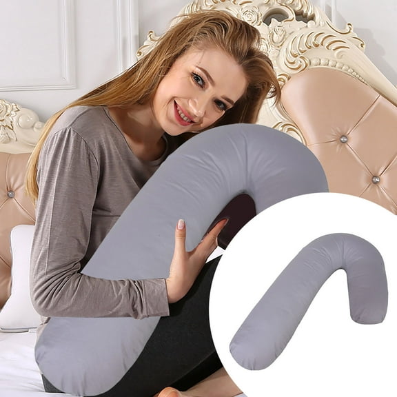 Orthopedic V Shaped Pillow with Matching for Back Shoulder and Neck Support ideal for Nursing Pregnancy and Comfortable Sleeping