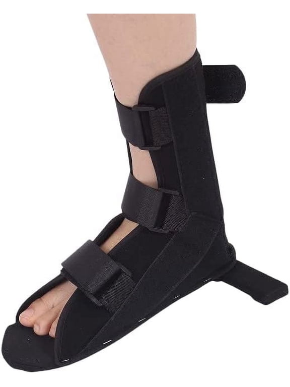 Orthopedic Walker Brace Base Support Walking Boot Non-Air Walker Rehab Orthotic Ankle, Toe, Foot Fracture Plantar Fasciitis (LARGE)
