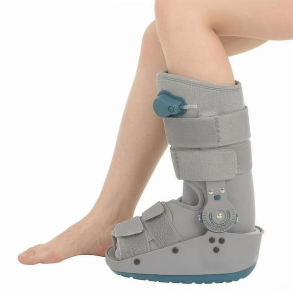Orthopedic Walking Boot, Adjustable ROM Hinge Walker Boot for Foot and Ankle Recovery Orthopedic Walking Shoe with Non-Slip Sole for Leg and Ankle Support
