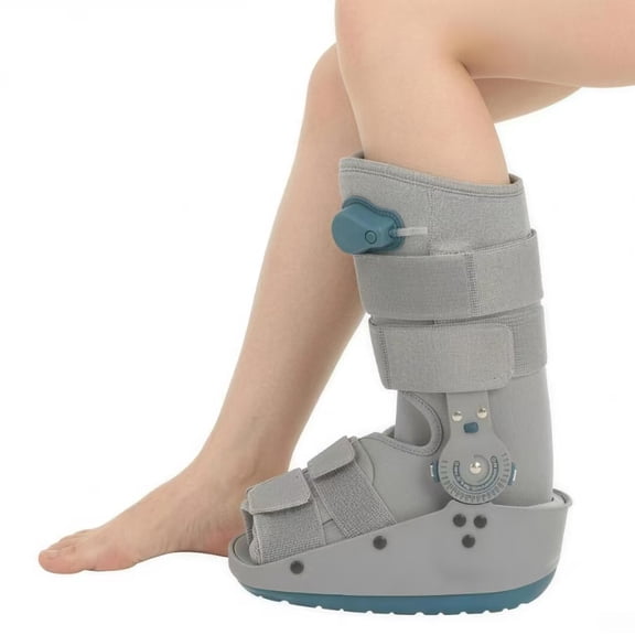 Orthopedic Walking Boot, Adjustable ROM Hinge Walker Boot for Foot and Ankle Recovery Orthopedic Walking Shoe with Non-Slip Sole for Leg and Ankle Support