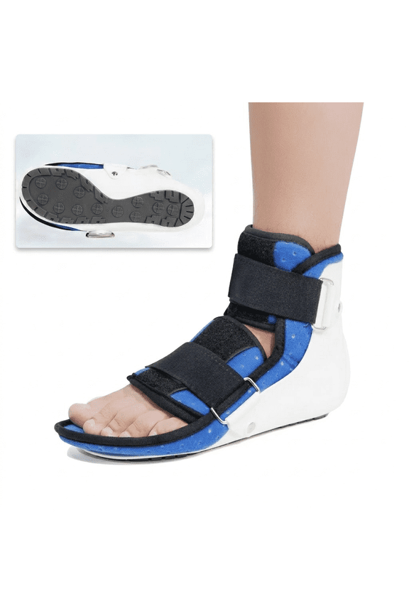 Orthopedic Walking Boot Orthopedic Support Brace for Foot and Ankle Injuries, Adjustable Stabilization with Slip-Resistant Outsole