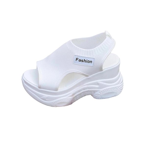 Orthopedic Walking Sandals for Women 2026 Hiking Sandals with Arch Support Summer Sport Outdoor Wedge Slingback Walking Slip on Platform Shoes Casual Beach Shoes