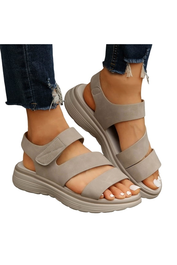 Orthopedic Walking Sandals for Women 2025 Comfortable Arch Support Athletic Running Gym Ankle Strap Sandals