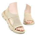 thumbnail image 1 of Orthopedic Walking Sandals for Women with Arch Support 2025 Summer Comfortable Elastic Platform Sandals, 1 of 8