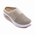 thumbnail image 1 of Orthopedic Walking Shoes for Women,Lightweight Orthowalkway Womens Shoes,Woven Breathable Walking Sneaker Non-Slip Arch Support Slip on Shoes, 1 of 5
