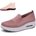 thumbnail image 1 of Orthopedic Walking Shoes for Women, Non-Slip Air Cushion Lightweight Comfort Breathable Platform Mesh Slip On Sneakers, 1 of 8