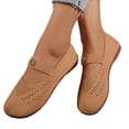 thumbnail image 1 of Orthopedic Walking Shoes for Women Round Toe Breathable Slip on Arch Support Woven Lightweight Mary Jane Shoes Khaki Size 7.5, 1 of 6