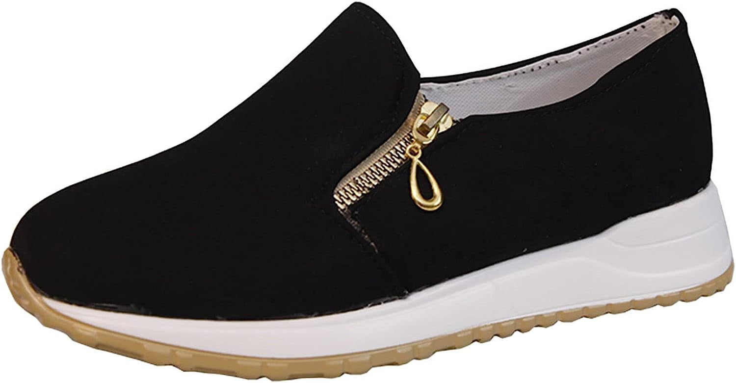 Orthopedic Walking Sneaker,Women's Fashion Sneakers Shoes with Arch