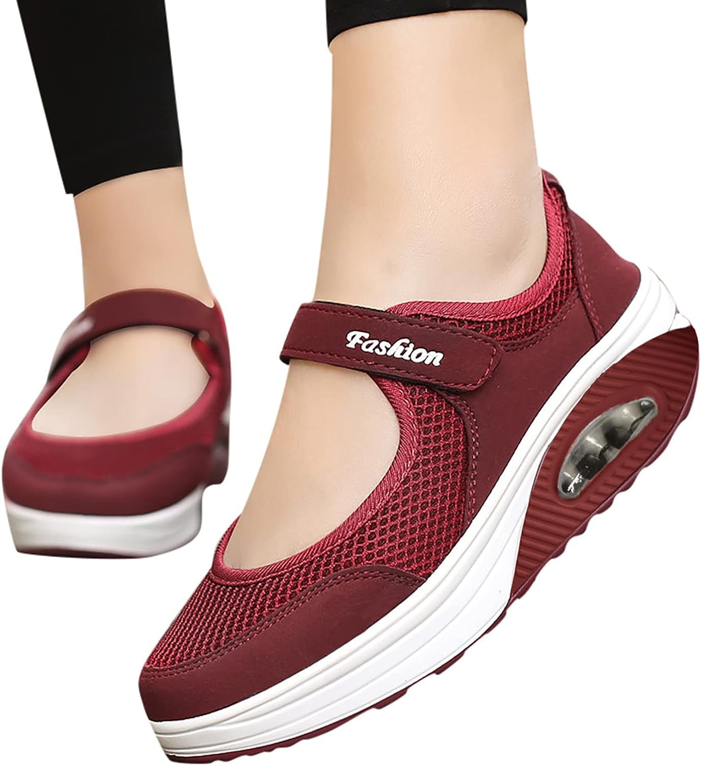 Orthopedic Walking Sneaker,Women's Fashion Sneakers Shoes with Arch