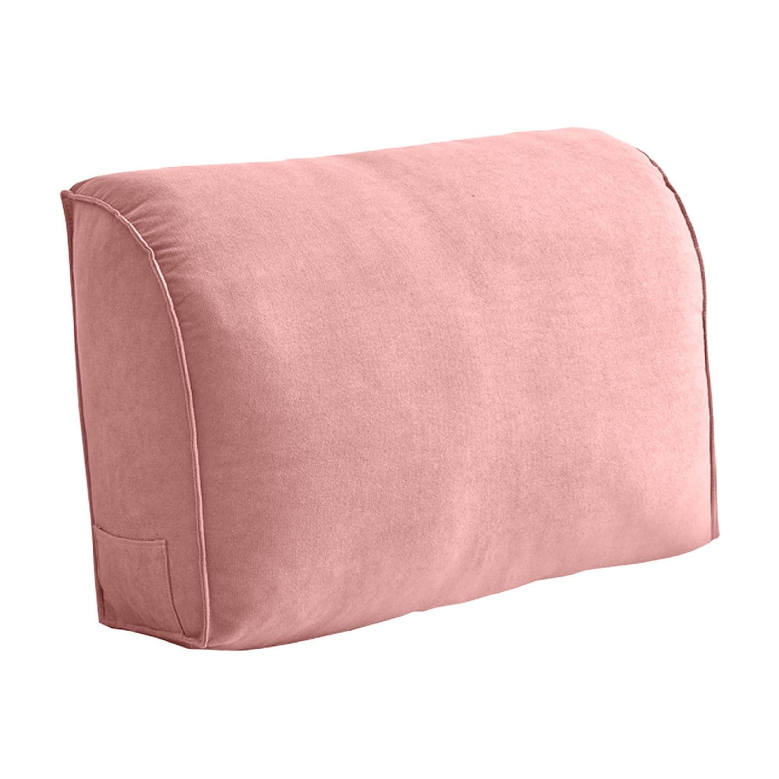 Orthopedic Wedge Back Cushion for Sofa Bed, Extra Thick Lumbar Support Pillow with Removable Washable Cover, Headboard Reading Pillow for Living Room, Neck Waist Pain Relief Comfort