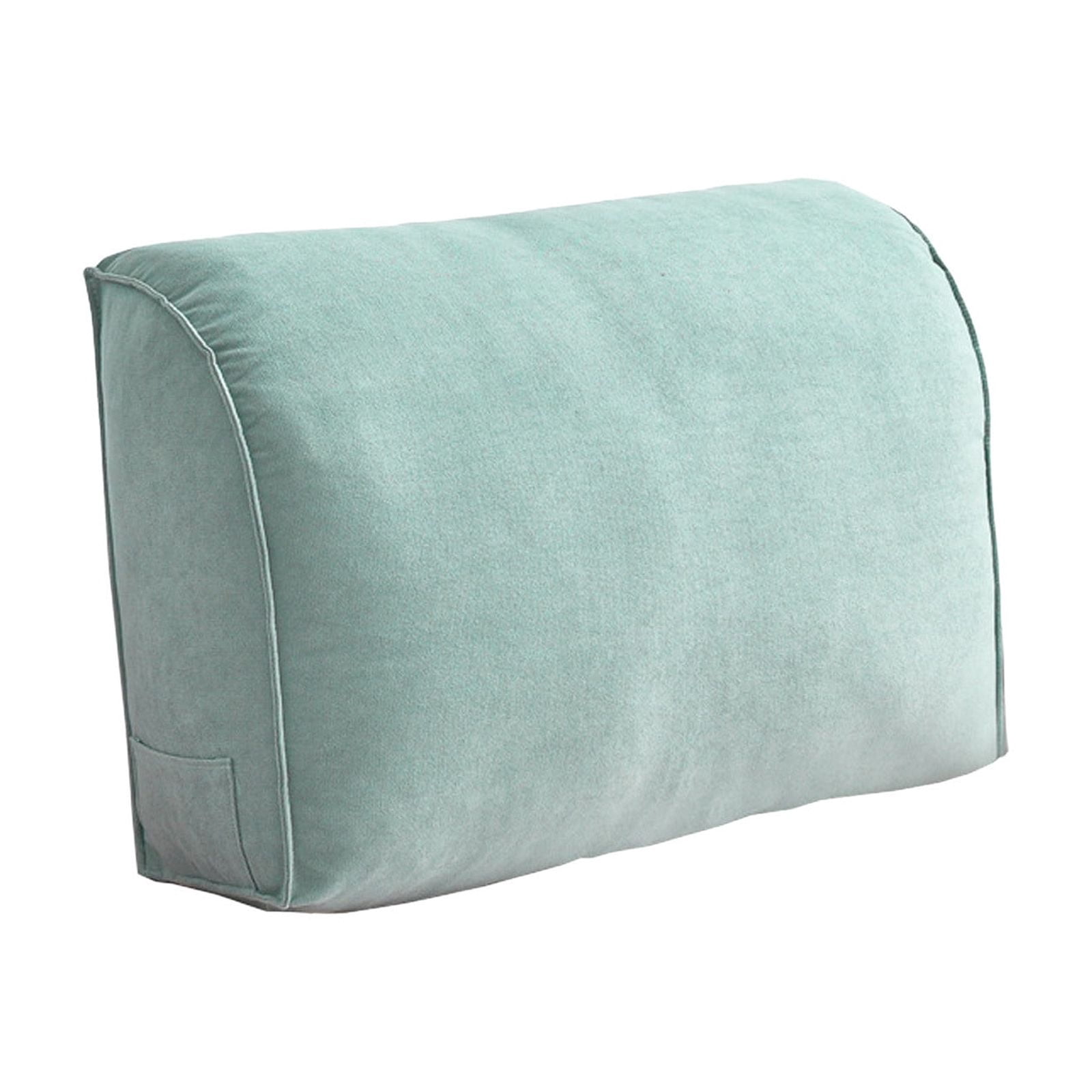 Orthopedic Wedge Back Cushion for Sofa Bed, Extra Thick Lumbar Support Pillow with Removable Washable Cover, Headboard Reading Pillow for Living Room, Neck Waist Pain Relief Comfort
