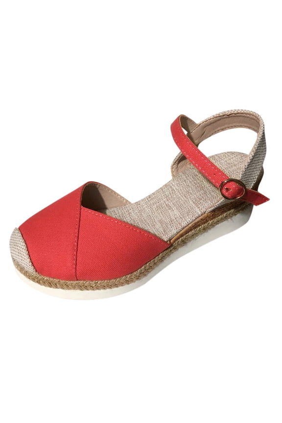 Women Open Toe Sandals Orthopedic Platform Wedge Casual Beach Comfortable